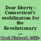 Dear liberty : Connecticut's mobilization for the Revolutionary War /