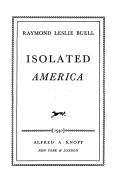 Isolated America.