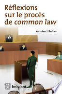 Réflexions sur le procès de common law /