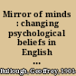 Mirror of minds : changing psychological beliefs in English poetry /