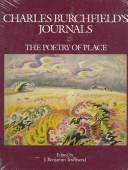 Charles Burchfield's journals : the poetry of place /