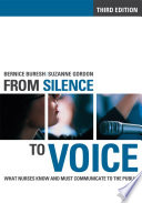 From silence to voice : what nurses know and must communicate to the public /