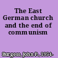 The East German church and the end of communism