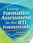 Using formative assessment in the RTI framework