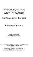 Permanence and change ; an anatomy of purpose /