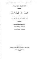 Camilla, or, A picture of youth /