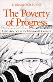 The poverty of progress : Latin America in the nineteenth century /