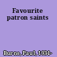 Favourite patron saints