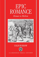 Epic romance : Homer to Milton /