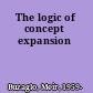 The logic of concept expansion