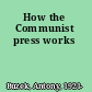 How the Communist press works