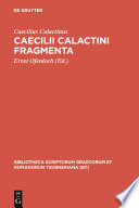 Caecilii Calactini fragmenta