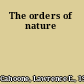 The orders of nature
