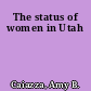 The status of women in Utah