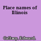 Place names of Illinois
