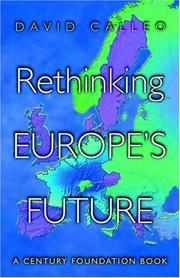 Rethinking Europe's future /