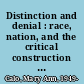 Distinction and denial : race, nation, and the critical construction of the African American artist, 1920-40 /