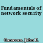 Fundamentals of network security