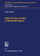 Mercati del lavoro e operatori privati /