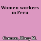 Women workers in Peru