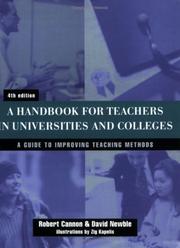 A handbook for teachers in universities and colleges : a guide to improving teaching methods /