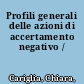 Profili generali delle azioni di accertamento negativo /