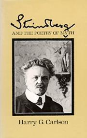 Strindberg and the poetry of myth /