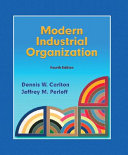 Modern industrial organization /