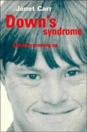 Down's syndrome : children growing up /