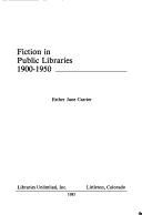 Fiction in public libraries, 1900-1950 /