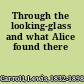 Through the looking-glass and what Alice found there