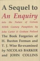 An enquiry into the nature of certain nineteenth century pamphlets /