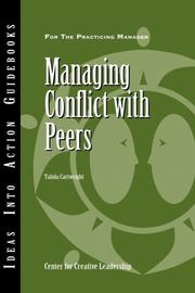 Managing conflict with peers /