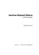 American regional dialects : a word geography /