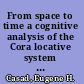 From space to time a cognitive analysis of the Cora locative system and its temporal extensions /
