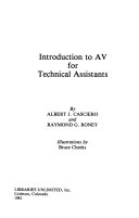 Introduction to AV for technical assistants /