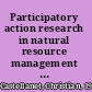 Participatory action research in natural resource management a critique of the method based on five years' experience in the Transamazônica Region of Brazil /