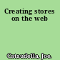 Creating stores on the web