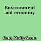 Environment and economy