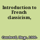 Introduction to French classicism,