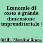 Economie di costo e grande dimensione imprenditoriale /