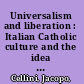 Universalism and liberation : Italian Catholic culture and the idea of international community, 1963-1978 /