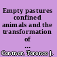 Empty pastures confined animals and the transformation of the rural landscape /