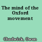 The mind of the Oxford movement