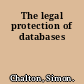 The legal protection of databases