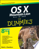 OS X Mountain Lion all-in-one for dummies