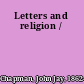 Letters and religion /