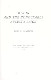 Byron and the Honourable Augusta Leigh /