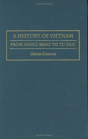A history of Vietnam : from Hong Bang to Tu Duc /
