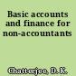 Basic accounts and finance for non-accountants